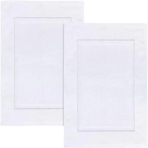 Utopia Towels Cotton Bath Mat 21x34 White main view