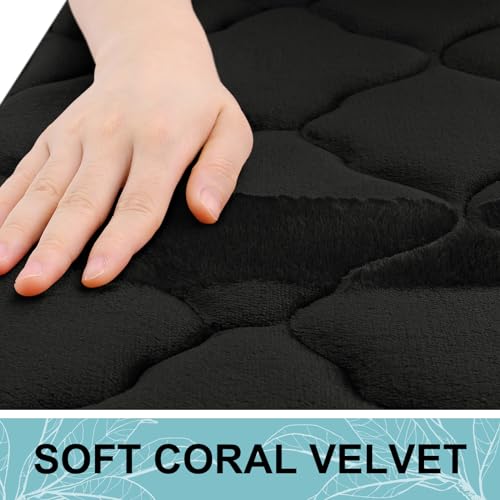 OLANLY Memory Foam Toilet Rugs view 3