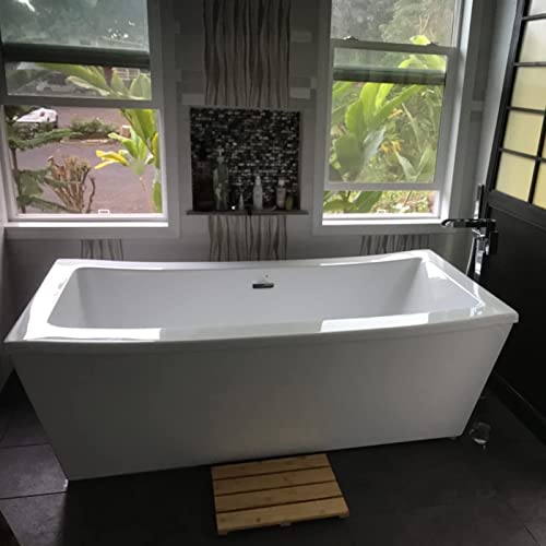 Yarlung Bamboo Bath Mat Wooden view 5