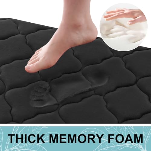 OLANLY Memory Foam Toilet Rugs view 4