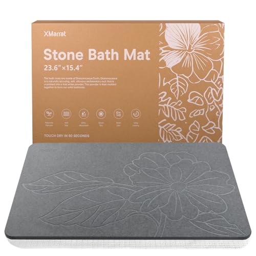 XMarrat Stone Bath Mat Large