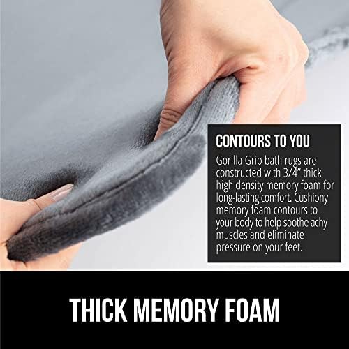 GORILLA GRIP Memory Foam Bath Rug - view 4