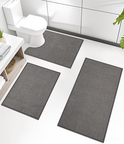 chakme 3 Piece Bathroom Rug