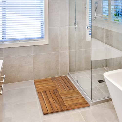 Utoplike Teak Wood Bath Mat view 3