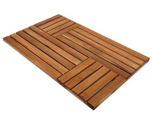 Utoplike Teak Wood Bath Mat
