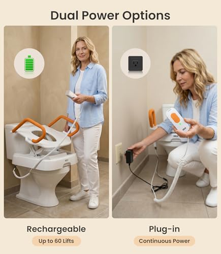 VOCIC Upgrade Electric Raised Toilet view 2