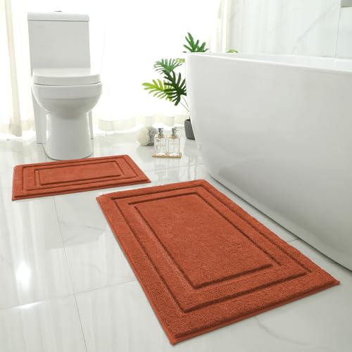 HOMEIDEAS Bathroom Rugs Sets 2