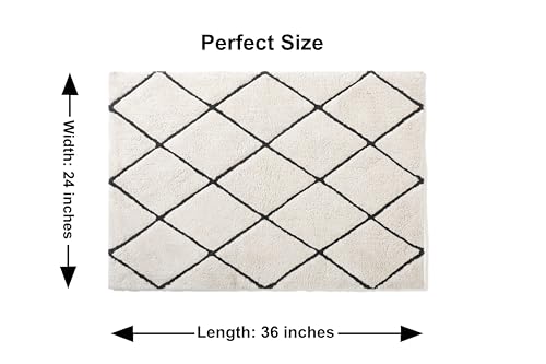 Organic Cotton Bathroom Rug Luxury view 2