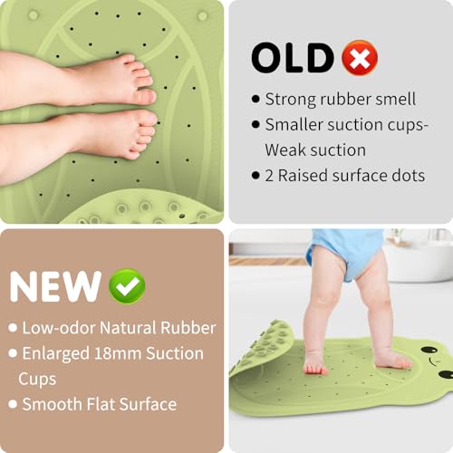 Upgraded Kids Bathtub Mat Non view 3