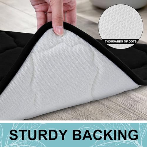 OLANLY Memory Foam Toilet Rugs view 5