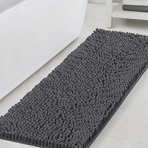 H.VERSAILTEX Chenille Bathroom Runner Rug