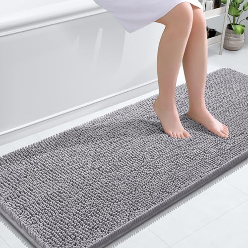OLANLY Long Bathroom Runner Rug view 2