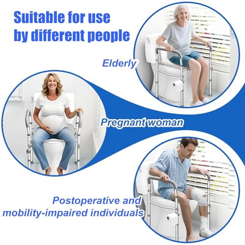 Toilet Seat Risers for Seniors view 3