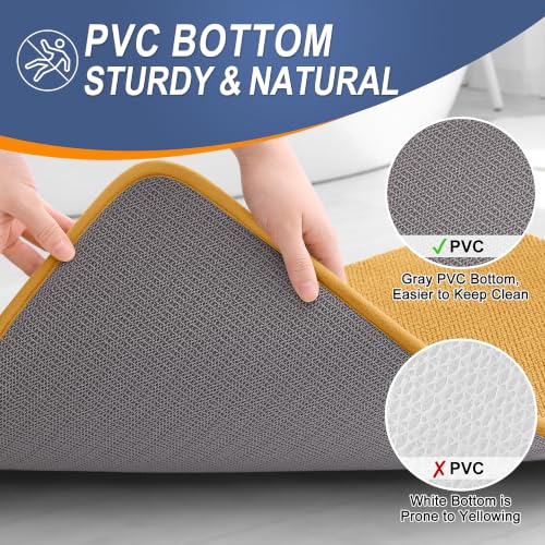 OLANLY Thick Memory Foam Bath view 4