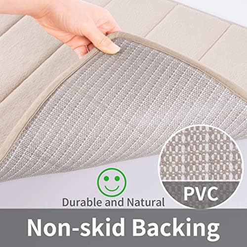 ROSMARUS Memory Foam Bath Mat compact 17x24 - view 5