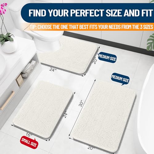 OLANLY Bathroom Rugs 30x20 Extra view 2