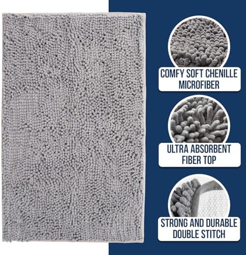 Muddy Mat in styled bathroom