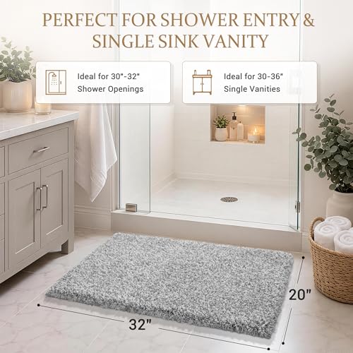 Yimobra Bathroom Rugs Non Slip view 2