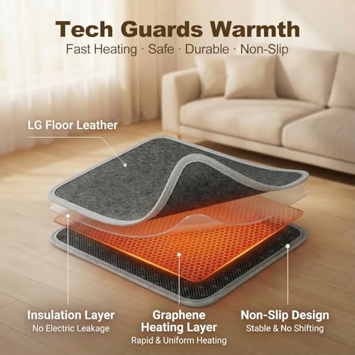 Heated Floor Mat for Foot view 5