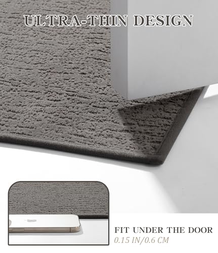 chakme Ultra Thin 3-Piece Bathroom Rug Set view 3