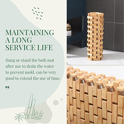 Basic Beyond Bamboo Bath Mat view 4
