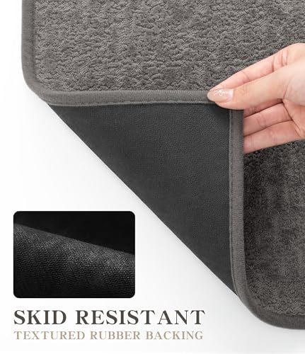 chakme Ultra Thin 3-Piece Bathroom Rug Set view 5