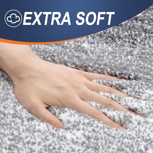 OLANLY Luxury Toilet Rug U-Shaped view 4