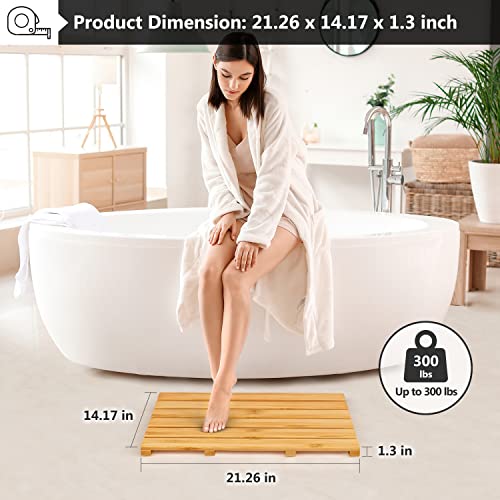 Domax Bamboo Bath Mat - view 3