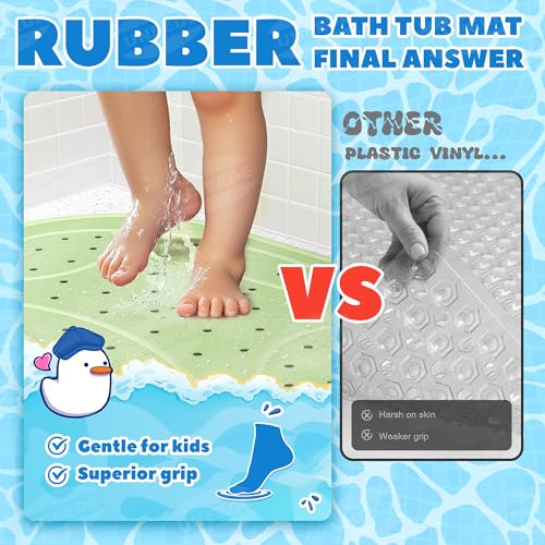 UNEEDE Kids Bathtub Mat Non view 2