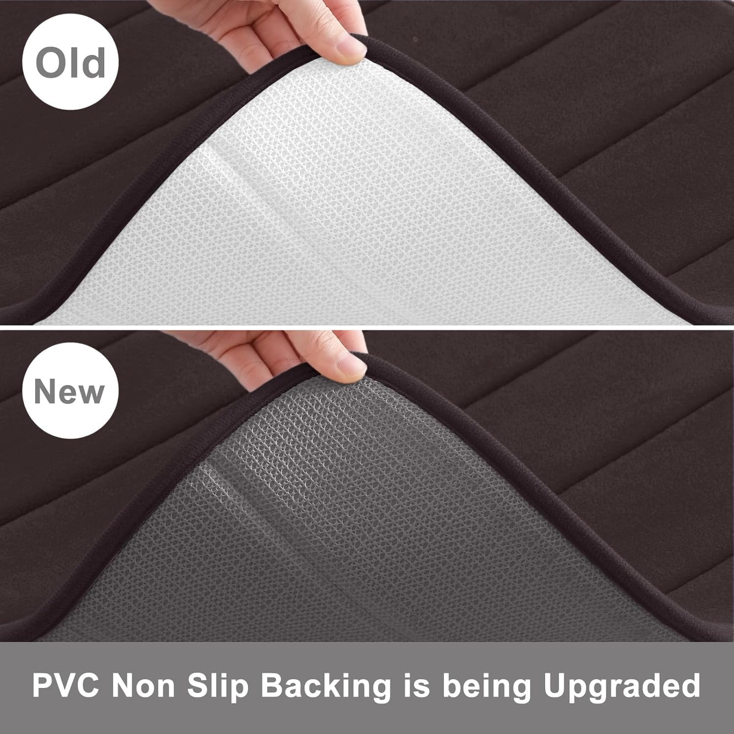 Buganda Memory Foam Bath Mat 50 x 30 Ultra Soft Non-Slip