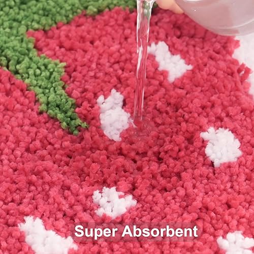 Anybar Strawberry Bath Rug 20x32 - view 5