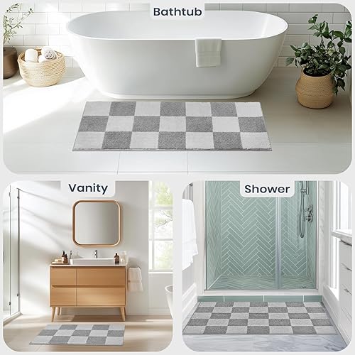 PURRUGS Non-Slip Machine Washable Bath Rug 20x30 - view 5