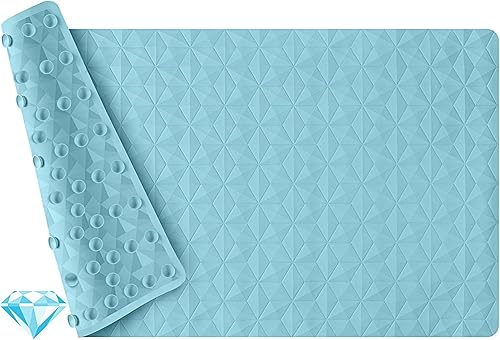 WRISIN Non Slip Bathtub Mat Natural Rubber 16x28
