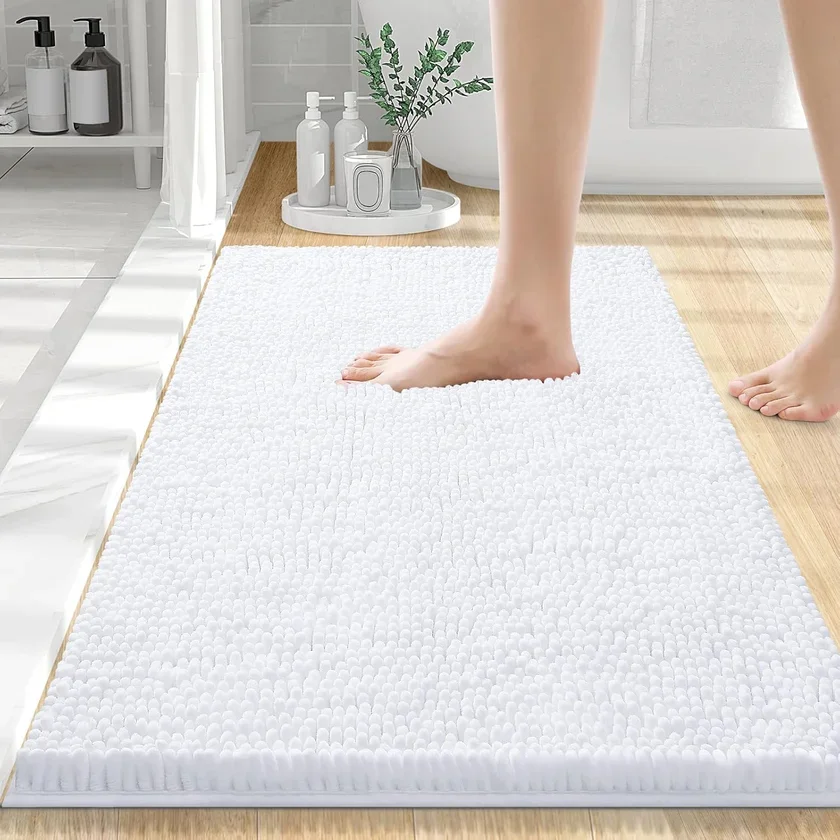 Smiry Luxury Chenille Bathroom Rugs