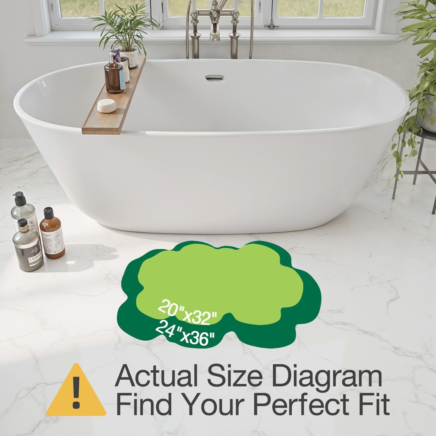 LUMI Flower Bath Rug, Funny Floral Bath Mat, Soft Plush Fluffy Red Rug, Absorbent, Non-Slip for Bathroom, Kitchen Sink, Bedroom, Kid's Bedroom, and Living Room, 20