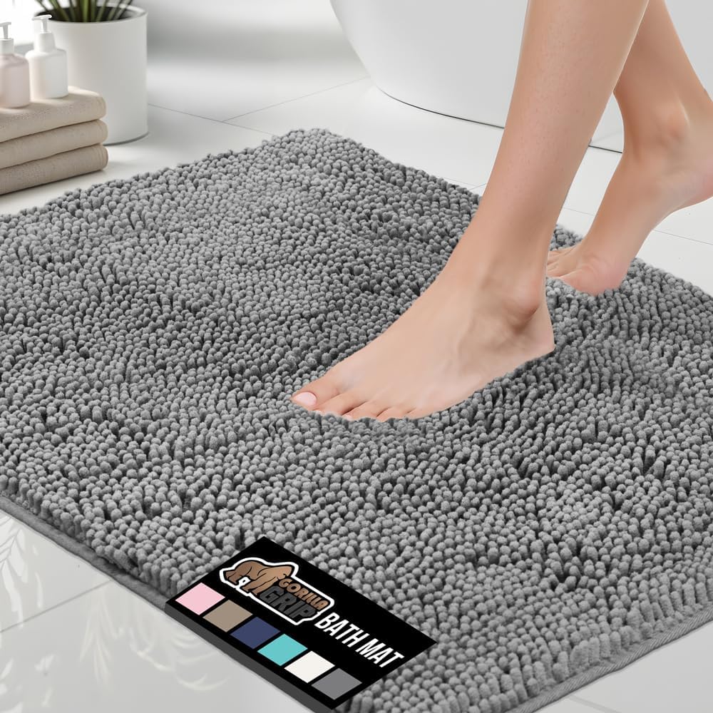 GORILLA GRIP Quick-Dry Bath Rug