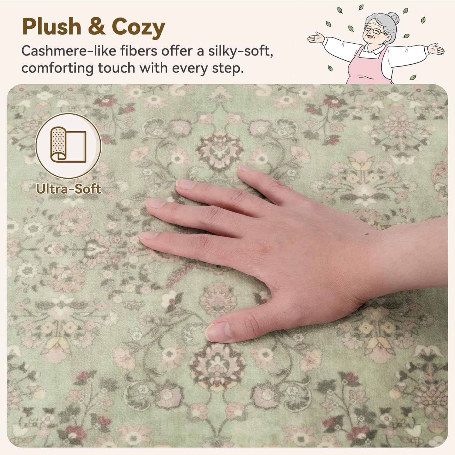 GRANNY SAYS Boho Bathroom Rugs 26