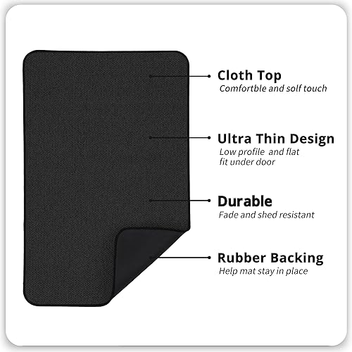 Ultra Thin Rubber Bath Mat 17x27 - view 2