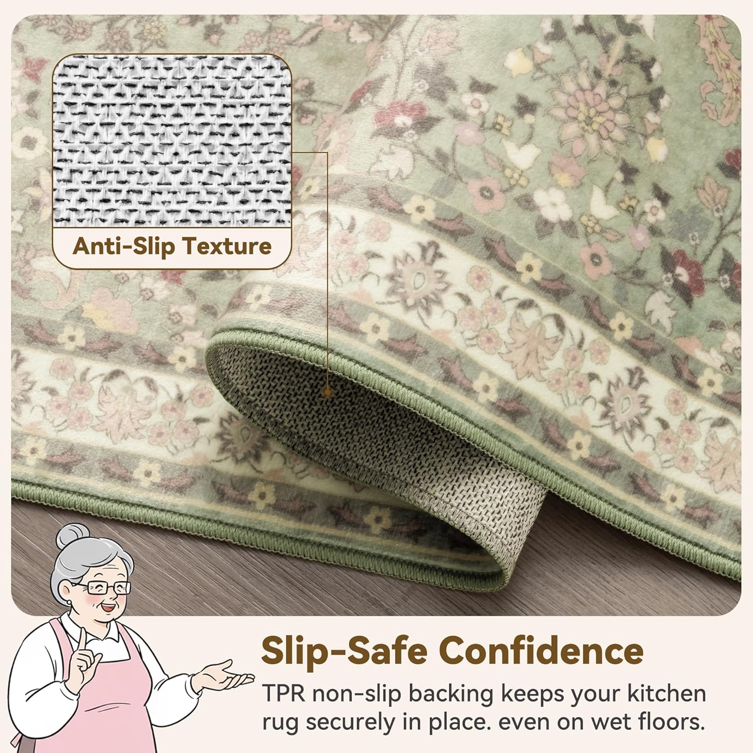 GRANNY SAYS Boho Bathroom Rugs 26