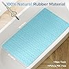WRISIN Non Slip Bathtub Mat Natural Rubber 16x28 - view 2