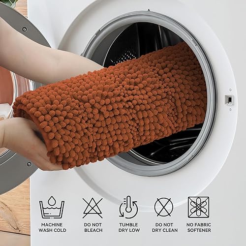 Bcoimo Chenille Bath Rug 24x17 - view 5