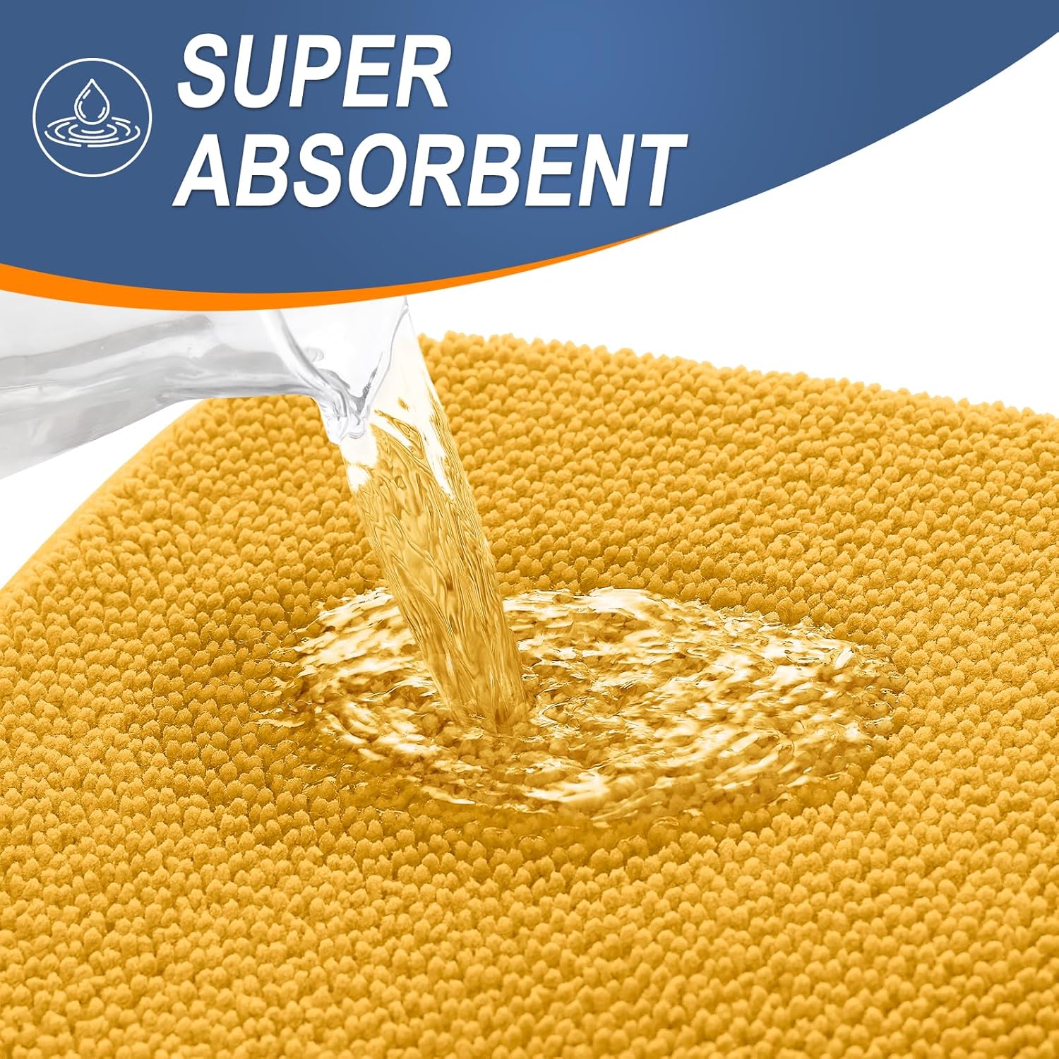 OLANLY Thick Memory Foam Bath Mat Rug 30x20 Extra Soft