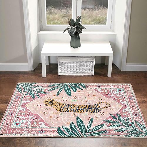 Aldopein Boho Throw Rug with bohemian pattern design - view 3