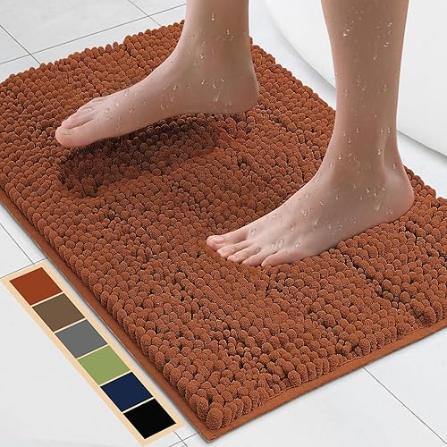 Bcoimo Chenille Bath Rug 24x17