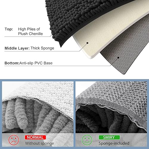 Smiry Luxury Chenille Bath Rug - view 4