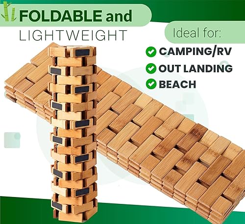 Bamboo Bath Mat - view 2