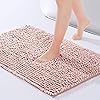 FRESHMINT Chenille Bath Rug 24x17