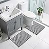 Yimobra Bathroom Rugs Non Slip 24x17 - view 2