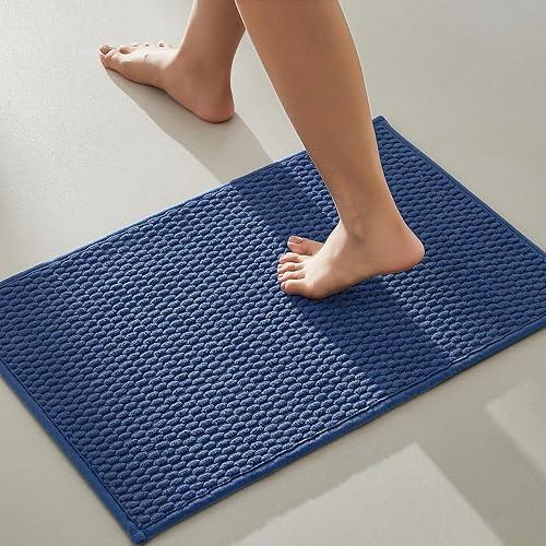 TYUU Super Absorbent Thin Bath Rug 16x24