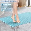 WRISIN Non Slip Bathtub Mat Natural Rubber 16x28 - view 5